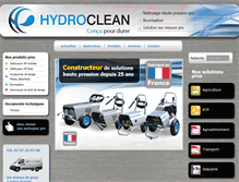 Tablet Screenshot of hydroclean-nettoyeur-haute-pression.fr
